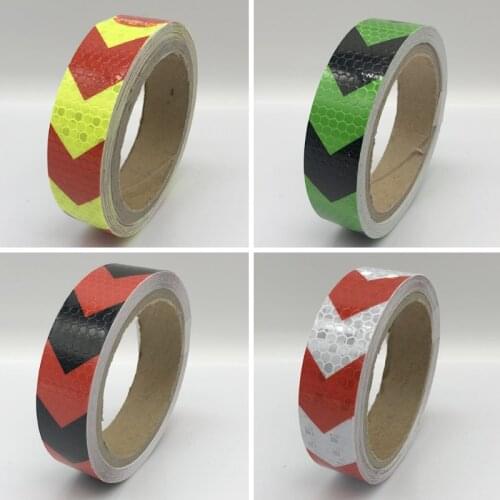 25mmx1m Safety Mark Reflective tape stickers car-styling Self Adhesive Warning Tape Automobiles Motorcycle Reflective Film