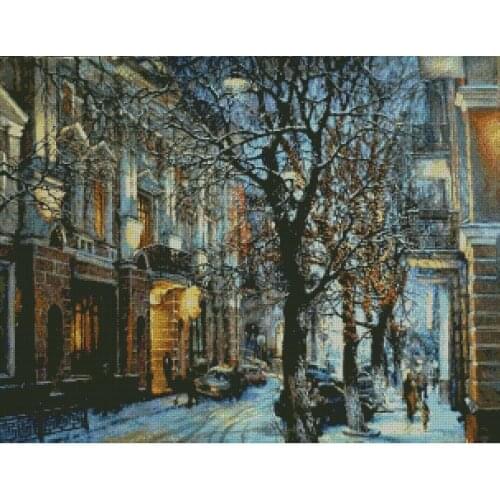 Top new Embroidery Counted Cross Stitch Kits Needlework - Crafts 14 ct DMC DIY Arts Handmade Decor - dream city