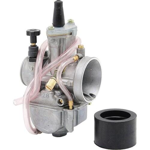 Universal PWK Power Jet Carburetors Carb Flat Slide Kit 28mm