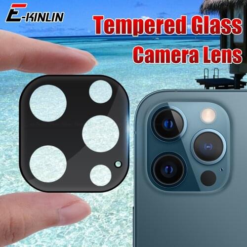 Camera Lens Screen Protector 3D Full Cover Curverd Tempered Glass For iPhone 12 mini 11 Pro Max Camera Protective Film