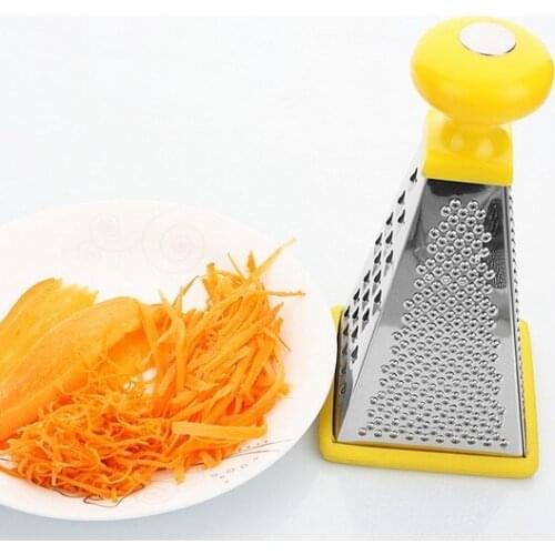 1PC Stainless Steel ABS Mini 4 Sides Design Multifunction Handheld Grater Slicer for Fruit Vegetable Kitchen Tool KX 165