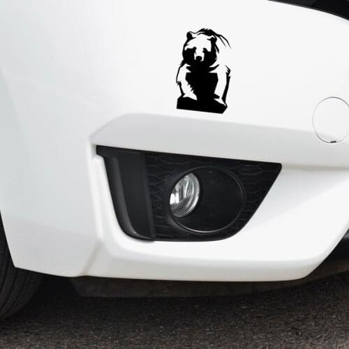 10.6*16.3CM Interesting Polar Bear Car Sticker Bumper Window Decoration Accessories Vinyl Motorcycle Decals C12-0457