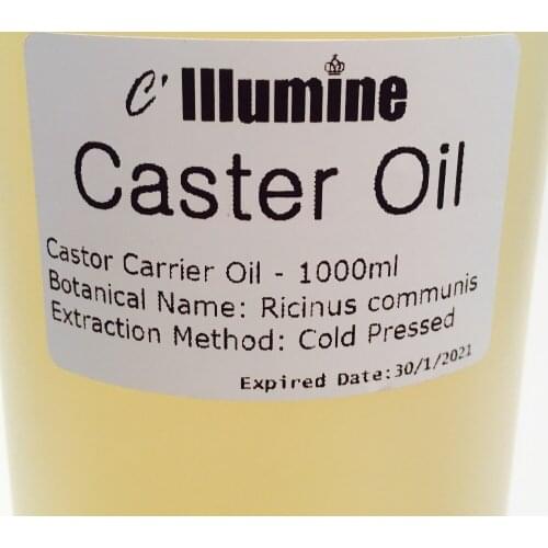 1000ml Natural Castor Base Oil Edible Massage Spa Pedicure Handmade Soap Raw Material Skin Hair Care Beauty Salon