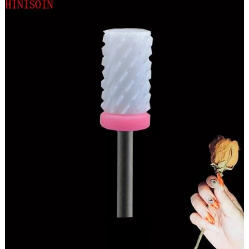 White Ceramic Nail Drill Bit-1 Pcs/Lot - Small Barrel Bit - 3XC (0088.060)