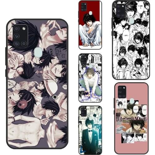 DEATH NOTE L Lawliet Case For Samsung A52 A72 A32 A12 A51 A71 A11 A31 A01 A02S A40 A50 A70 A20e A21S Back Cover