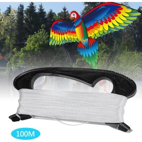 Kids Realistic Big 3D Parrot Kite Flying Game Outdoor Sport Toy with 100m Line
