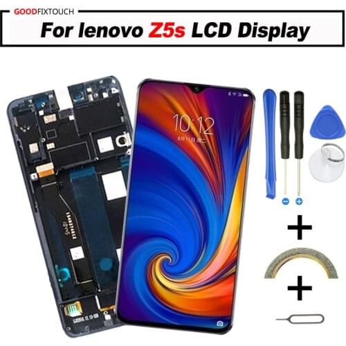 For Lenovo Z5s LCD Display Touch Screen Digitizer for Lenovo Z5S L78071 screen Assembly 6.3"