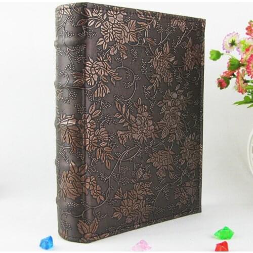 Europe Flower Leather Vintage Photo Album 200 Photos of 6 Inch 4D Family Wedding Graduation Birthday Gift Scrapbooking Memory XX