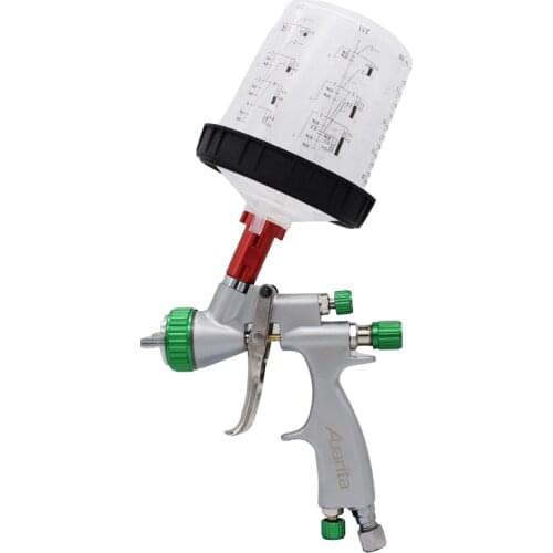 HVLP Auarit spray gun gravity spray gun with no-clean cup 1.3mm with 600CC paint mixing cup professional spray gun