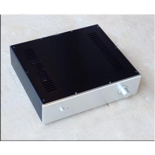 High Power Air Cooling Heat All Aluminum Chassis BZ3609 Amplifier Enclosure Preamplifier Case DIY Box
