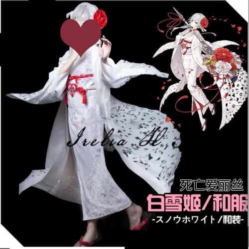 SINoALICE Snow White Cosplay Costume Halloween Kimono costumes