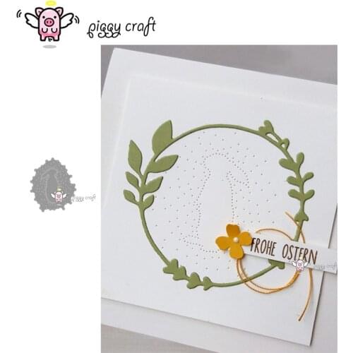 Piggy Craft metal cutting dies cut die mold Easter rabbit decoration Scrapbook paper craft knife mould blade punch stencils dies