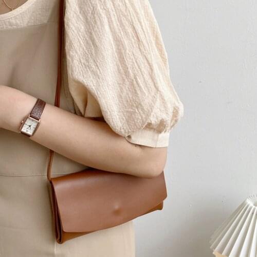 PU Leather Mini Envelope Bag for Women 2021 Crossbody Shoulder Bags Female Cover Phone Bag Korean Fashion Ladies Handbags Purses