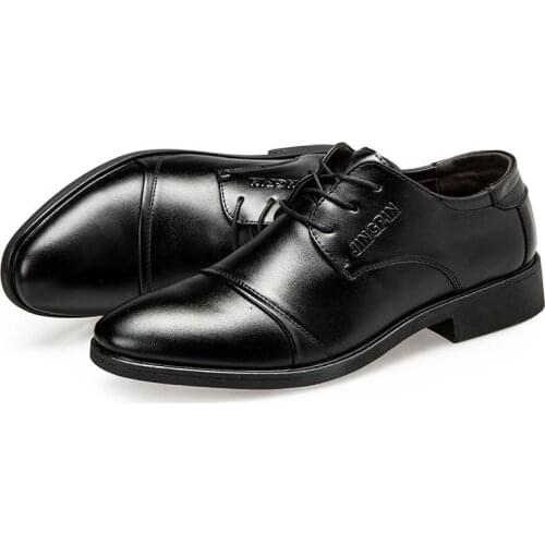 MenS Dress Shoes Fashion Pu Leather Shoes Men Brands Wedding Oxford Shoes for MenS Breathable Men Formal Footwear