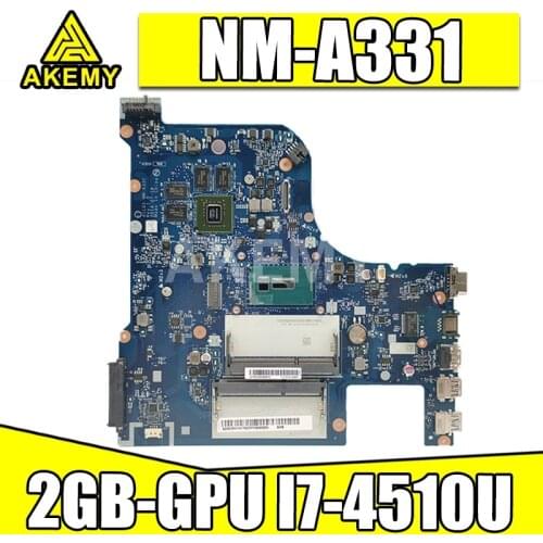 NM-A331 Mainboard For Lenovo G70-70 G70-80 Z70-70 Z70-80 B70-70 B70-80 Laptop Motherboard 2GB-GPU I7-4510U