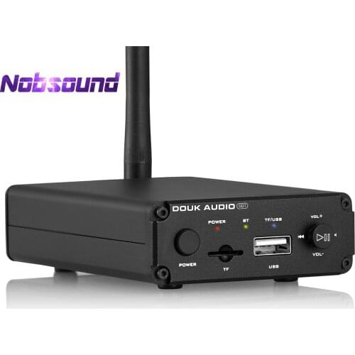 Nobsound HiFi Bluetooth 5.0 Stereo Audio Receiver Mini TFCard / USB Lossless Music Player Headphone Amplifier
