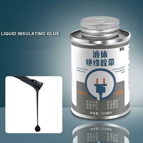 NEW 125ML Liquid Insulation Electrical Tape Tube Paste Waterproof Anti-UV Fast Dry Tape