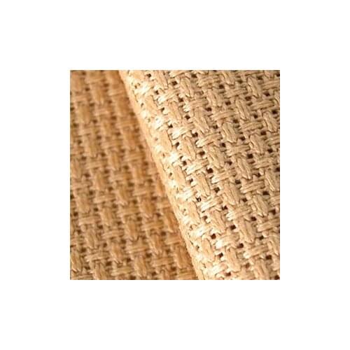 New arrival 40x40cm earth yellow 14ct cross stitch fabric aida coth canvas DIY handmade needlework sewing craft supplies