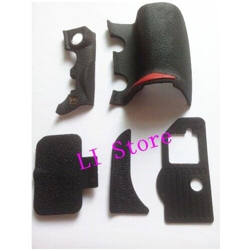 New OEM Rubber Six Parts Replacement Part For Nikon D700 -6 Parts -5 Parts With Tape Digital Camera