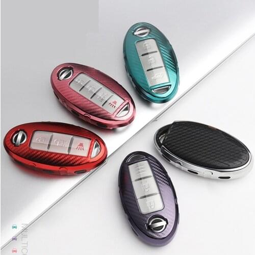 New Soft TPU Shell Car Remote Key Cover Case For Nissan Qashqai J10 J11 X-Trail t31 t32 kicks Tiida Pathfinder Murano Note Juke