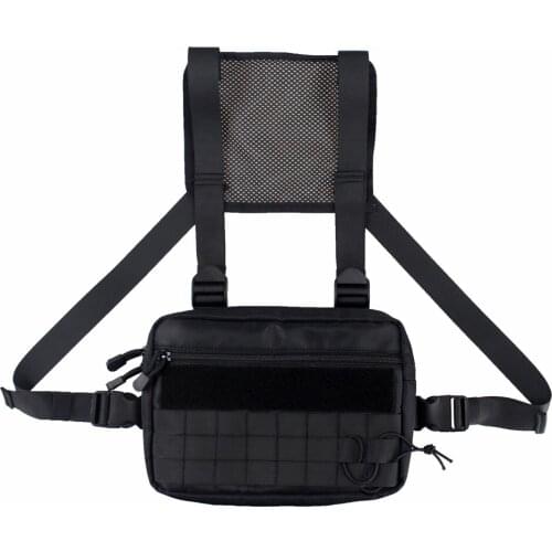 Tactical Military Chest Bag Hand Gun Pistol Army Molle Vest Backpack Magazine Pouch EDC Hunting Emergency Survival Medical Pack