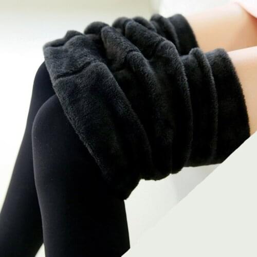 300g Warm Winter Leggings Women Warm Velvet Pants Leggins High Waist Thick Legging Winter Pant Trousers Women