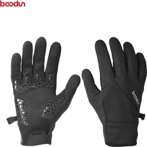 Unisex Men Women Sport Bike GlovesWinter Cycling Gloves Full Finger Touch GEL Pad Waterproof Windproof Warm MTB Bicycle Gloves