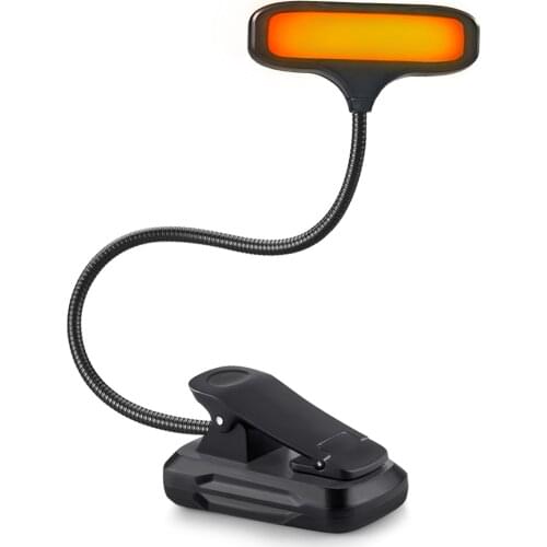 USB TYPE-C Rechargeable15/9 Led Lamp Book Lights Clip-On Desk Flexible Nightlight Reading Lamps for Travel Bedroom Bookmarks