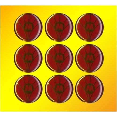 High quality clear epoxy label