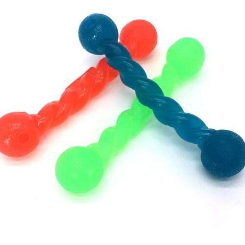 Funny Pet Dog Chew Toys For Doggy Safety Rubber Chew Puppy Dental Care Toothbrush Molar Tooth Cleaning Brushing Stick Toys