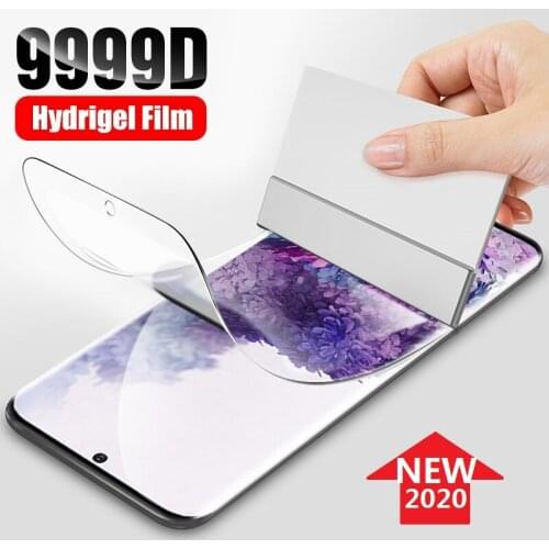 Protective Hydrogel Film for Samsung Galaxy S20 FE Note 20 Ultra 10 Plus A71 A51 A70 A50 (Not ) Screen Protector Film