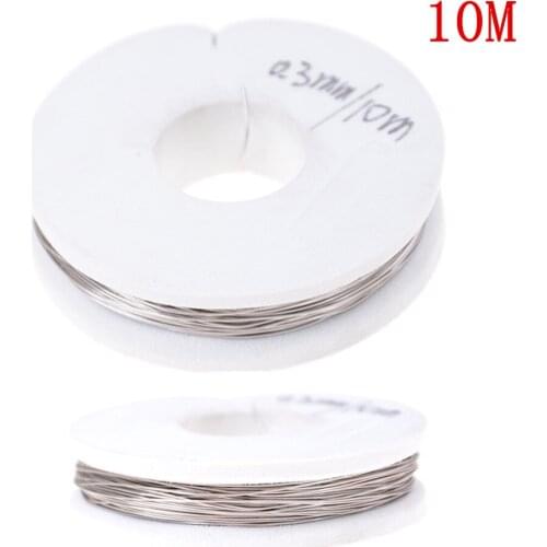 10M Nichrome Electronic Heating Coils Premade Coil For High Density Atomizer Wire Diameter 0.3mm
