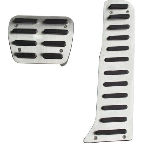 2pcs Car Automatic Transmission Accelerator Brake Pedal Cover Fit For VW Golf Jetta MK5 MK6 CC Scirocco B6 Accessories