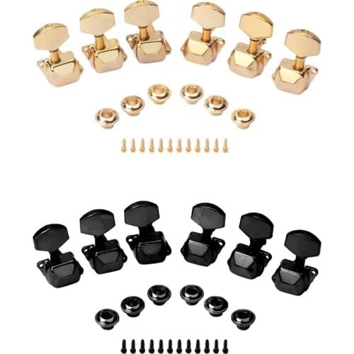 6x Zinc Alloy Guitar String Machine Heads Tuners for Electric Guitar 3L 3R