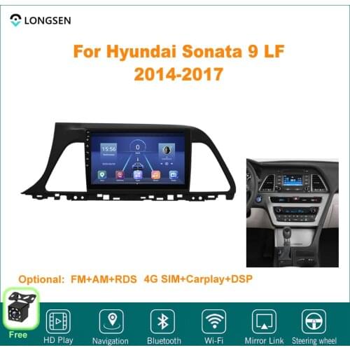 9" Android 10 For Hyundai Sonata 9 LF 2014,2015,2016,2017 Multimedia Video GPS Navigation Car Radio Navi Player Auto Stereo DVD