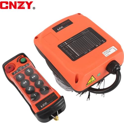 LCC-Q800 8 point single speed MD driving wireless remote control 8-key industrial remote control crane electric hoist remote con