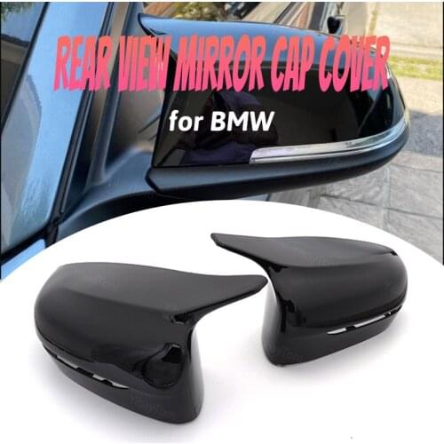 Side Mirror Covers Replacement Carbon Fiber Look 2pcs Black High Quality for BMW G30 G38 GT G11 G12 2016-2018