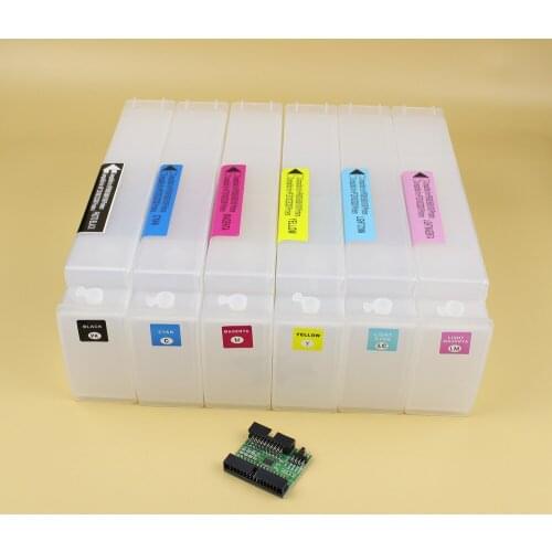 DGYCJLFP Refillable ink cartridge with chip decoder for HP 83 81 for HP Designjet 5000 5500 printer