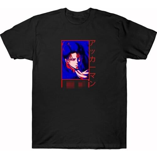 Anime Attack on Titan Men T Shirt Shingeki No Kyojin Vintage Manga Short-sleev Tops Summer Women Hombre Cotton Camisetas