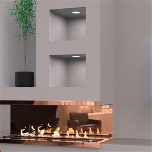 Inno-Fire 60 inch wifi real fire indoor intelligent smart bio ethanol burning fireplace insert