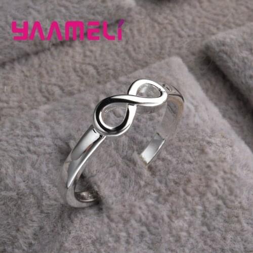 925 Sterling Silver Ring Cute Sweet Romantic Style Flower Bow Shape Christmas Gift For Girl Student Girlfriend Gift