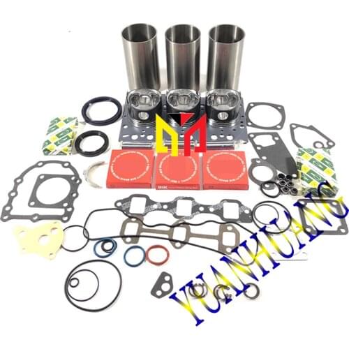 3TNE88 Engine Rebuild Kit Overhual Repair Gasket Set For Yanmar & John Deer Tractor Liner Piston Ring Bearing