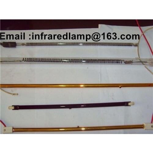 1500w Medium wave Ruby infrared lamp 220V quartz heating bulb