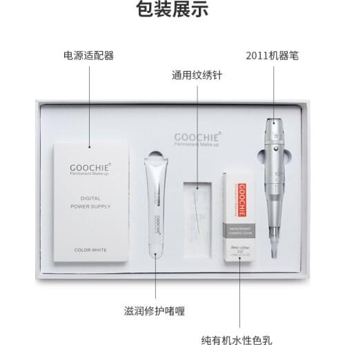Goochie 2011 Permanent Makeup Tattoo Machine Pen Kit with Battery