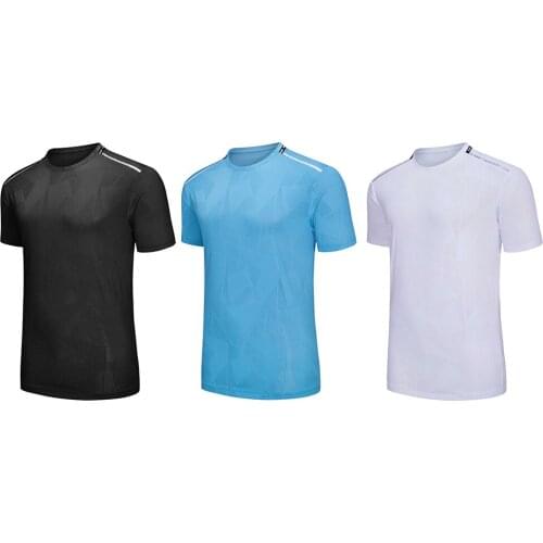 2021 New arrival High Quality Mens Quick Dry T-shirt Running Gym Fitness Suit sportswear Breathable Custom LOGO