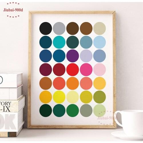 Colorful Dot Canvas Painting Poster, Wall Pictures For Room Home Decoration, Wall Art Decoration Pictures FA108