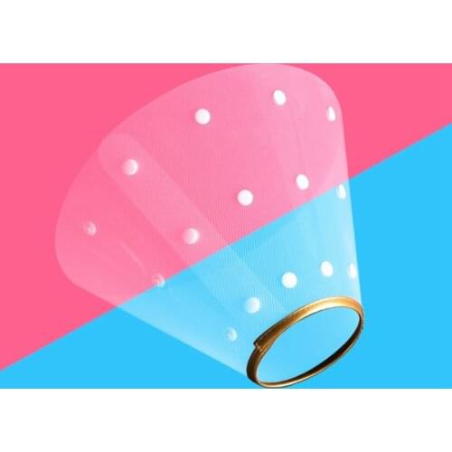 Transparent Cat Collar Adjustable Pet Wound Healing Protect Cover Neck Cone Recovery Circle Anti Bite Lick Dog Medical Collars