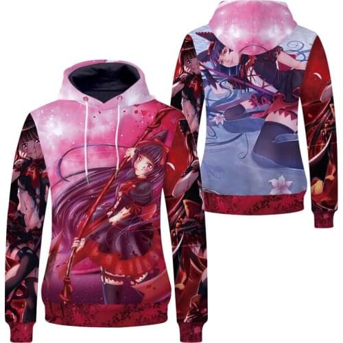 Gate: Jieitai Kanochi Nite Rory Mercury 3D Printed Pullover Hooded Hoodie Cosplay Costume Men Women Sweatshirt Casual Streetwear