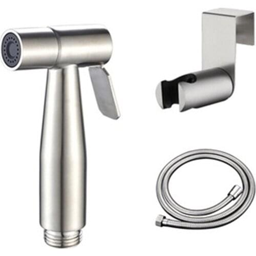 Handheld Toilet bidet sprayer set Kit Stainless Steel Hand Bidet faucet for Bathroom hand sprayer shower head self cleaning