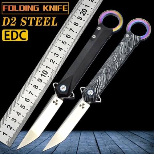 New folding knife pocket camping knife outdoor rescue self-defense special forces practical hunting tactics survival EDC
